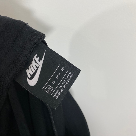 Nike XS Black Gold Side Logo‎ Open Hem Pants Track Pants - Picture 9 of 14